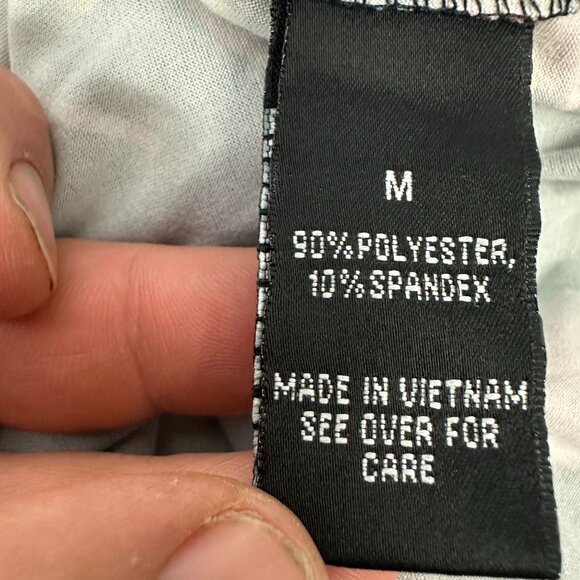 Christmas Santa Print Dress With Long Sleeves For Women Size Medium - Picture 4 of 5